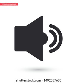 Vector icon loudspeaker 10 EPS . Lorem Ipsum Illustration design
