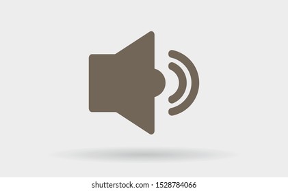 Vector icon loudspeaker 10 EPS . Lorem Ipsum Illustration design