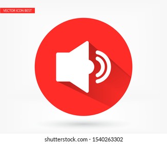 Vector icon loudspeaker 10 EPS . Lorem Ipsum Illustration design