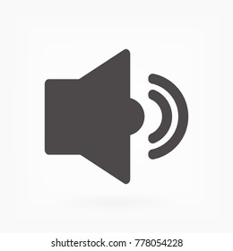 Vector icon loudspeaker 10 EPS