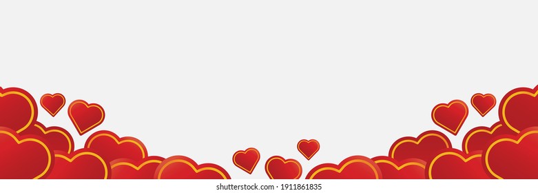 vector icon of love. editable on white background. eps 10.