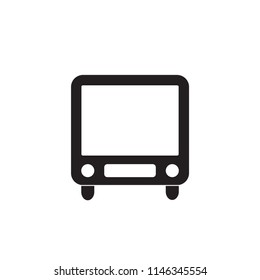 vector icon of luxury bus, vehicle or automobile for transportation concept