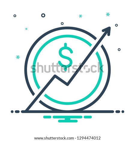 Vector icon for macro economics
