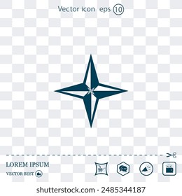 Vector icon made on a Light background