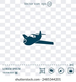 Vector icon made on a Light background
