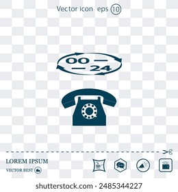 Vector icon made on a Light background