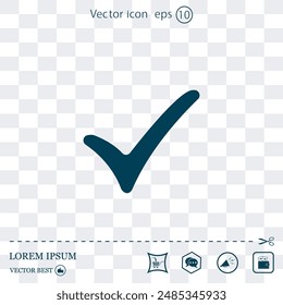 Vector icon made on a Light background
