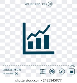 Vector icon made on a Light background