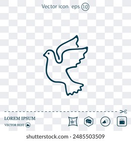 Vector icon made on a Light background