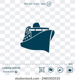 Vector icon made on a Light background