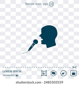 Vector icon made on a Light background