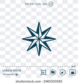 Vector icon made on a Light background
