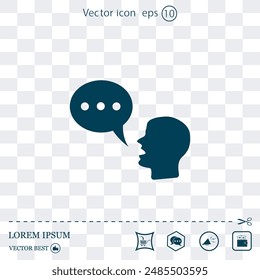 Vector icon made on a Light background
