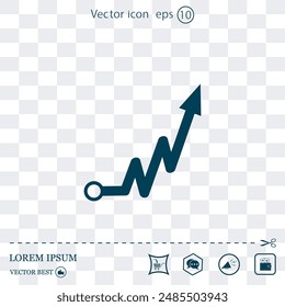 Vector icon made on a Light background