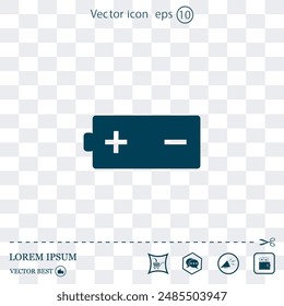 Vector icon made on a Light background