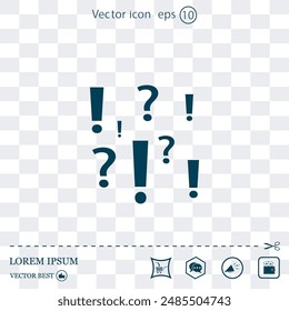 Vector icon made on a Light background