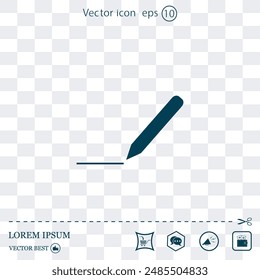 Vector icon made on a Light background