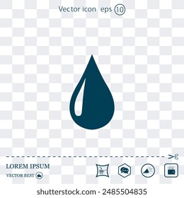 Vector icon made on a Light background