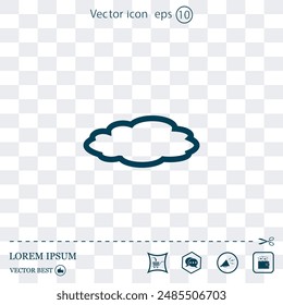 Vector icon made on a Light background