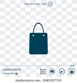 Vector icon made on a Light background