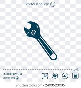 Vektorgrafik-Symbol auf einem hellen Hintergrund