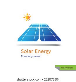vector icon made from photovoltaic module  symbols. solar energy logo design concept.