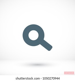 Vector icon magnifier 10 EPS