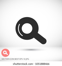 Vector icon magnifier 10 EPS