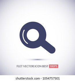 Vector icon magnifier 10 EPS