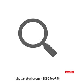 Vector icon magnifier 10 EPS