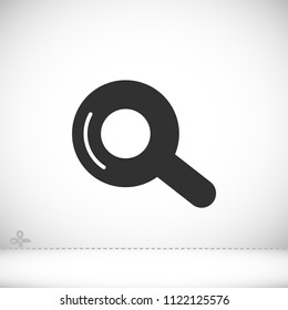 Vector icon magnifier 10 EPS