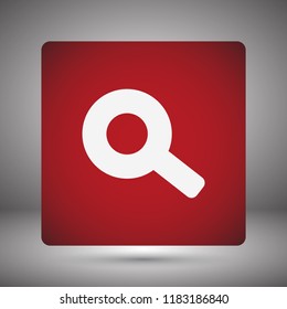 Vector icon magnifier 10 EPS