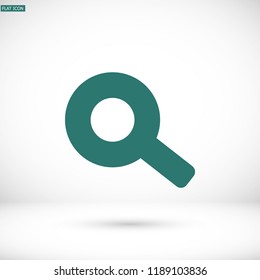 Vector icon magnifier 10 EPS