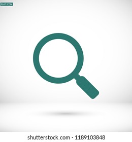 Vector icon magnifier 10 EPS