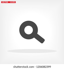 Vector icon magnifier 10 EPS