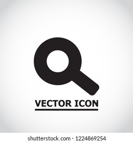 Vector icon magnifier 10 EPS