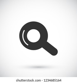 Vector icon magnifier 10 EPS