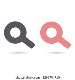 Vector icon magnifier 10 EPS