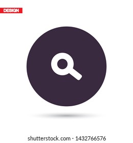 Vector icon magnifier 10 EPS 