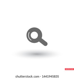 Vector icon magnifier 10 EPS . Lorem Ipsum Illustration design