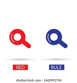 Vector icon magnifier 10 EPS . Lorem Ipsum Illustration design