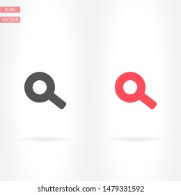 Vector icon magnifier 10 EPS . Lorem Ipsum Illustration design