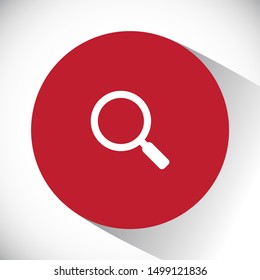 Vector icon magnifier 10 EPS . Lorem Ipsum Illustration design