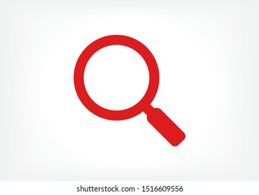 Vector icon magnifier 10 EPS . Lorem Ipsum Illustration design
