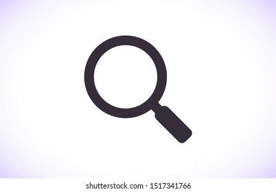 Vector icon magnifier 10 EPS . Lorem Ipsum Illustration design