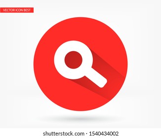 Vector icon magnifier 10 EPS . Lorem Ipsum Illustration design