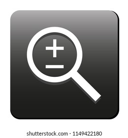 vector icon magnifier. zoom icon