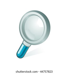Vector icon magnifying glass
