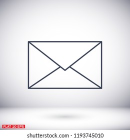Vector icon mail 10 EPS
