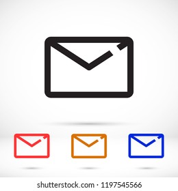 Vector icon mail 10 EPS